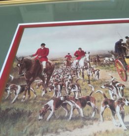 Tableau de chasse à courre