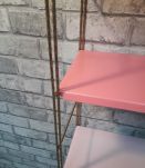 Etagere string style tomado  metal rose