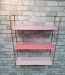 Etagere string style tomado  metal rose