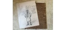 25 dessins originaux  à l’encre de Emile Deshays 