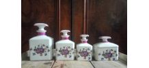 Ancien ensemble de toilette en porcelaine de Limoges 