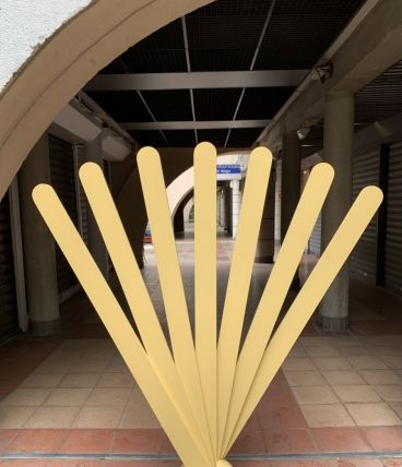 Porte-manteaux "Ventaglio" par Giovanni Pasatto. 1975