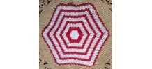 Joli napperon en crochet (coton) - Années 70 