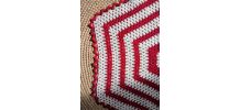 Joli napperon en crochet (coton) - Années 70 