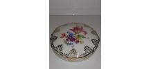 Boîte Porcelaine de Limoges SAP France décor floral
