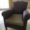 Fauteuil club tissu tout refait