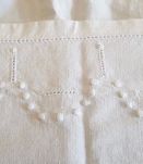 Authentique chemise de nuit début 1900 coton blanc 38/40