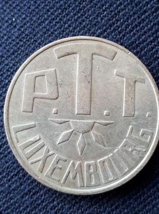 Jeton cabine téléphonique PTT Luxembourg