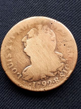 Lot de 2 pièces-2 Sols Louis XVI 1792