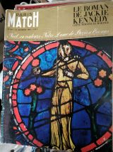 lot de 6 PARIS MATCH  années 1963 à 1965