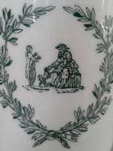 Grand pot vintage en opaline 