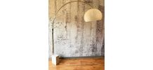 Lampadaire ARC pied marbre