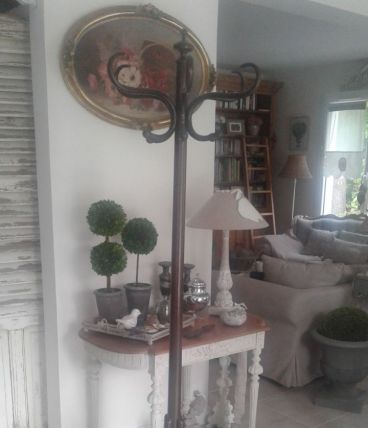 Porte manteau perroquet bistrot ancien