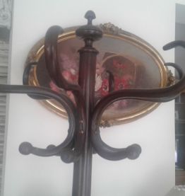 Porte manteau perroquet bistrot ancien