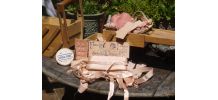 Authentique lot de mercerie vintage pour lingerie "Nude" 50'