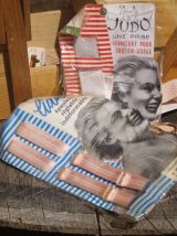 Authentique lot de mercerie vintage pour lingerie "Nude" 50'