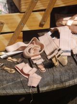 Authentique lot de mercerie vintage pour lingerie "Nude" 50'