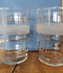 Ensemble carafe et verres anciens 