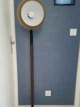 Lampadaire vintage marron design Dijkstra,champignon