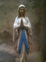Grande vierge de 114 cm de hauteur 