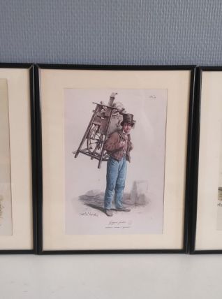 lithographies d'après Carle Vernet encadrées