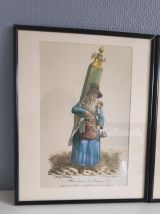 lithographies d'après Carle Vernet encadrées