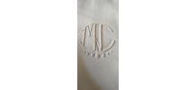 Drap ancien lin brodé avec jours 2 x 3 mètres en bon état,