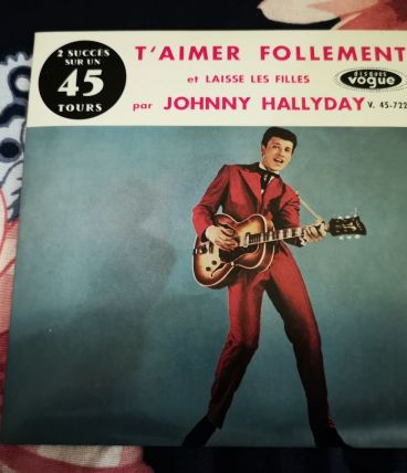 SP Single 2 titres johnny hallyday vogue v.45.722.