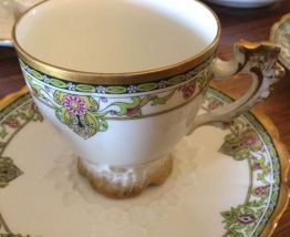 superbe service a café art déco de limoges 1930