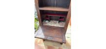 Secretaire directoire 1830 magnifique en chêne  dimension su