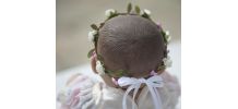 Couronne de fleurs bébé