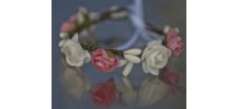 Couronne et bracelet assorti demoiselle d'honneur
