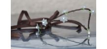 Couronne de fleurs médiévale
