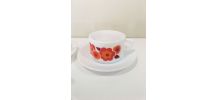 Lot de 2 tasses Arcopal orange