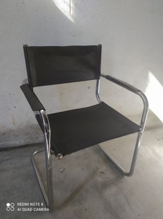 Fauteuil année 70 design dans l esprit du b34 Marcel breuer 