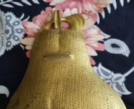 COUPELLE LAITON BRONZE FORME de POIRE 