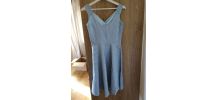 Robe bleue à pois - Vintage