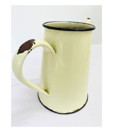 Ancienne Pot/Cafetière Vintage en tôle émaillée