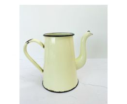Ancienne Pot/Cafetière Vintage en tôle émaillée