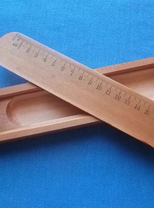 plumier en bois ancien