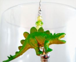 Boucles d’oreilles dinosaure , boucles d’oreilles Stégosaure