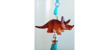 Boucles d’oreilles dinosaure , boucles d’oreilles Triceratop