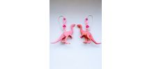 Boucles d’oreilles dinosaure , boucles d’oreilles Vélocirapt