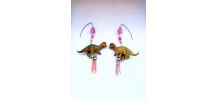 Boucles d’oreilles dinosaure , boucles d’oreilles Vélocirapt