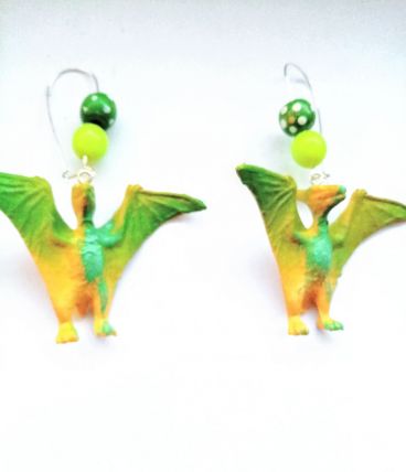 Boucles d’oreilles dinosaure, boucles d’oreilles Ptérodactyl