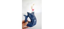 Petit vase poisson