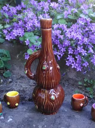 Service à liqueur A. Ferlay - Vallauris (années 50/60)