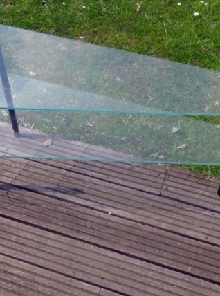 Table basse/étagere/présentoir vintage 50s/60s siglée DEKORA