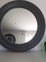 Grand miroir bois vintage