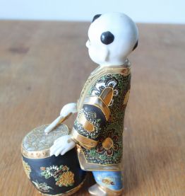 Statuette chinoise vintage céramique